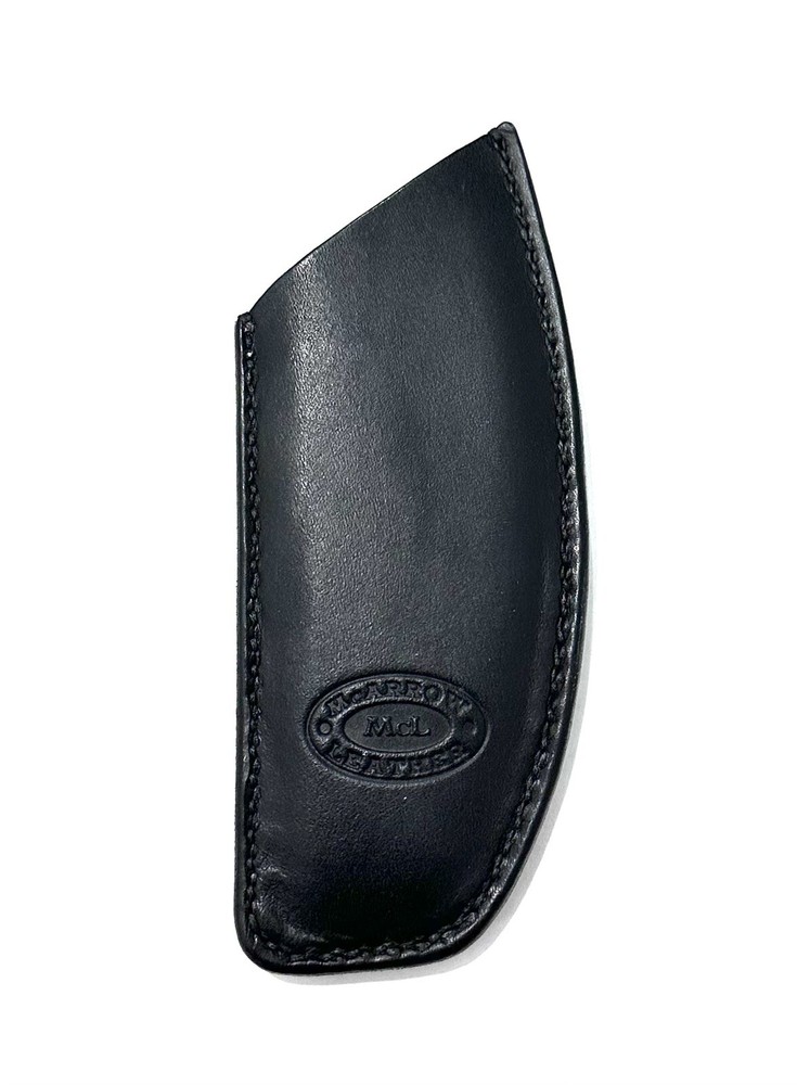Strider SMF Leather Sheath Black Handcrafted.