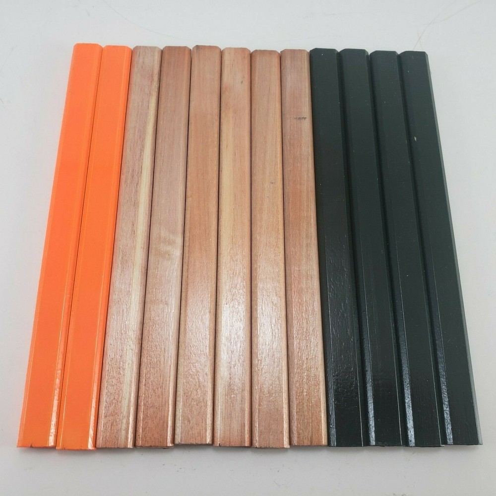 12 Pack Dixon Carpenter Pencils 7 Inch Medium Drywall Construction Marking Tools