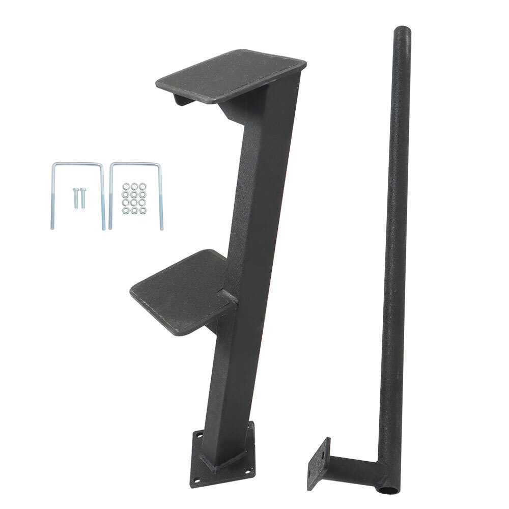 Universal For Bass Boat Double Step Boat Trailer Steps With Grab Handle