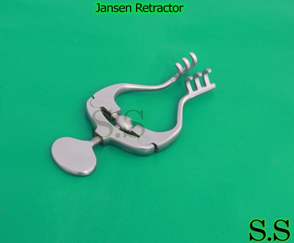 Jansen Retractor Blunt Teeth 3x3 Surgical Instruments