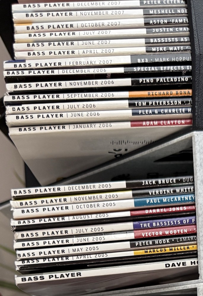 Single Bass Player Magazine - ask via direct message for available issues 1994+
