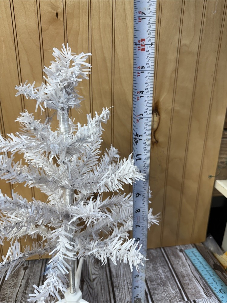 Mini Christmas Tree 16 Inch Tall White