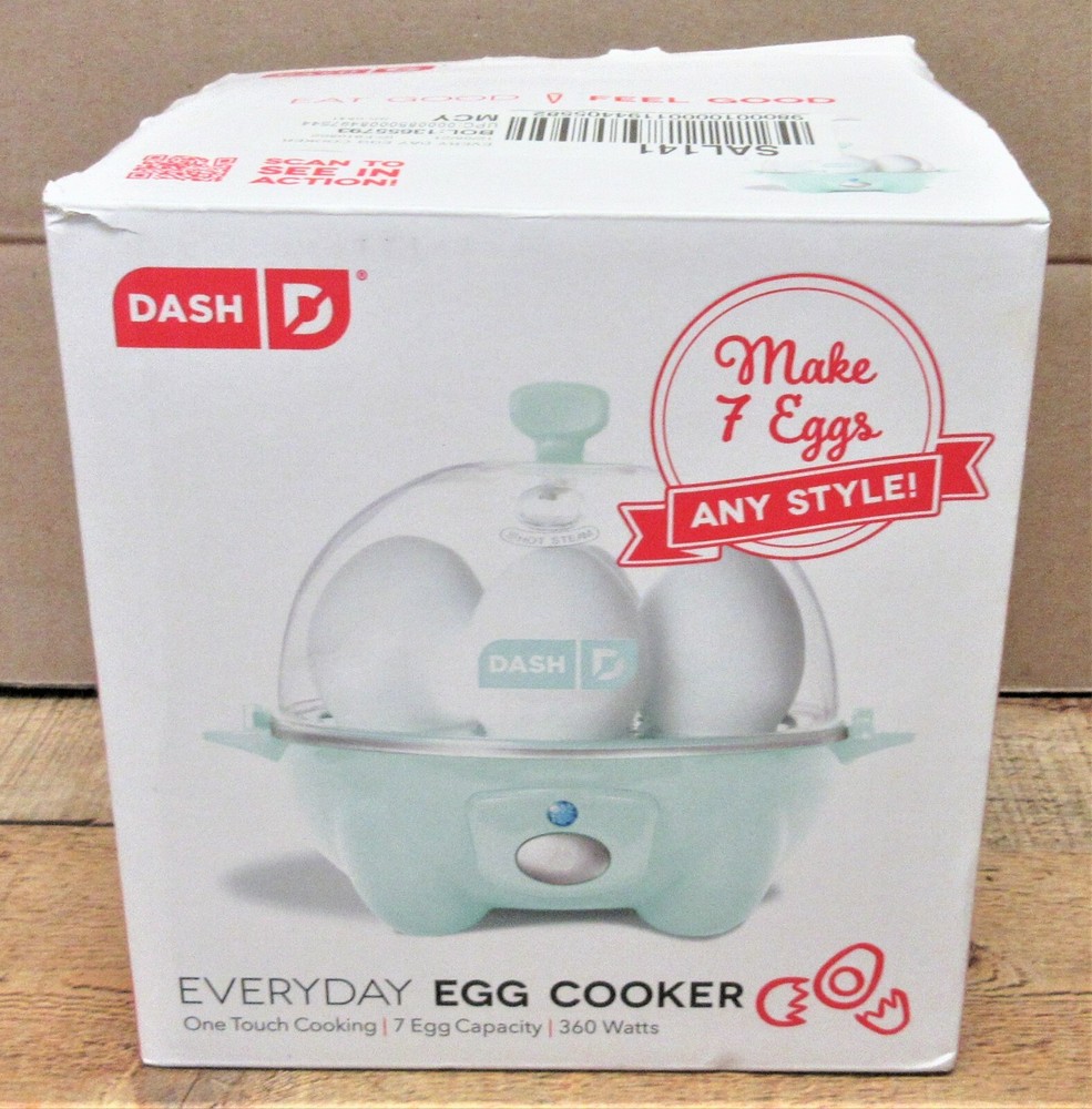 Dash Everyday Egg Cooker - Makes 7 Eggs - Teal - DEC005TA