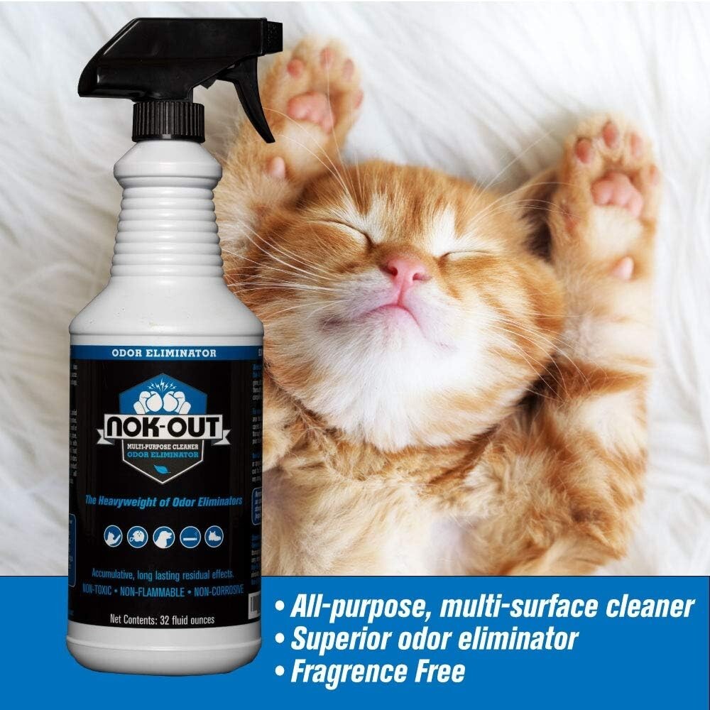 Unscented Pet Odor Remover Spray, 32oz Multi-Purpose Cleaning Solution