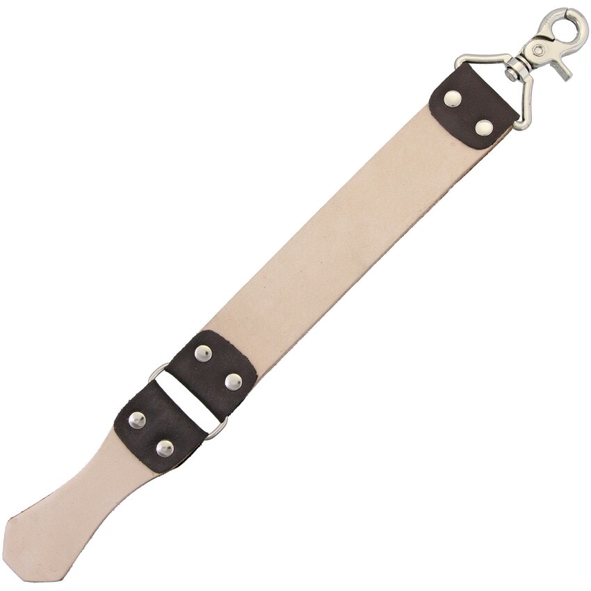 Marbles Small Razor Strop Dimensions 15.75" Construction Leather Double-Sided