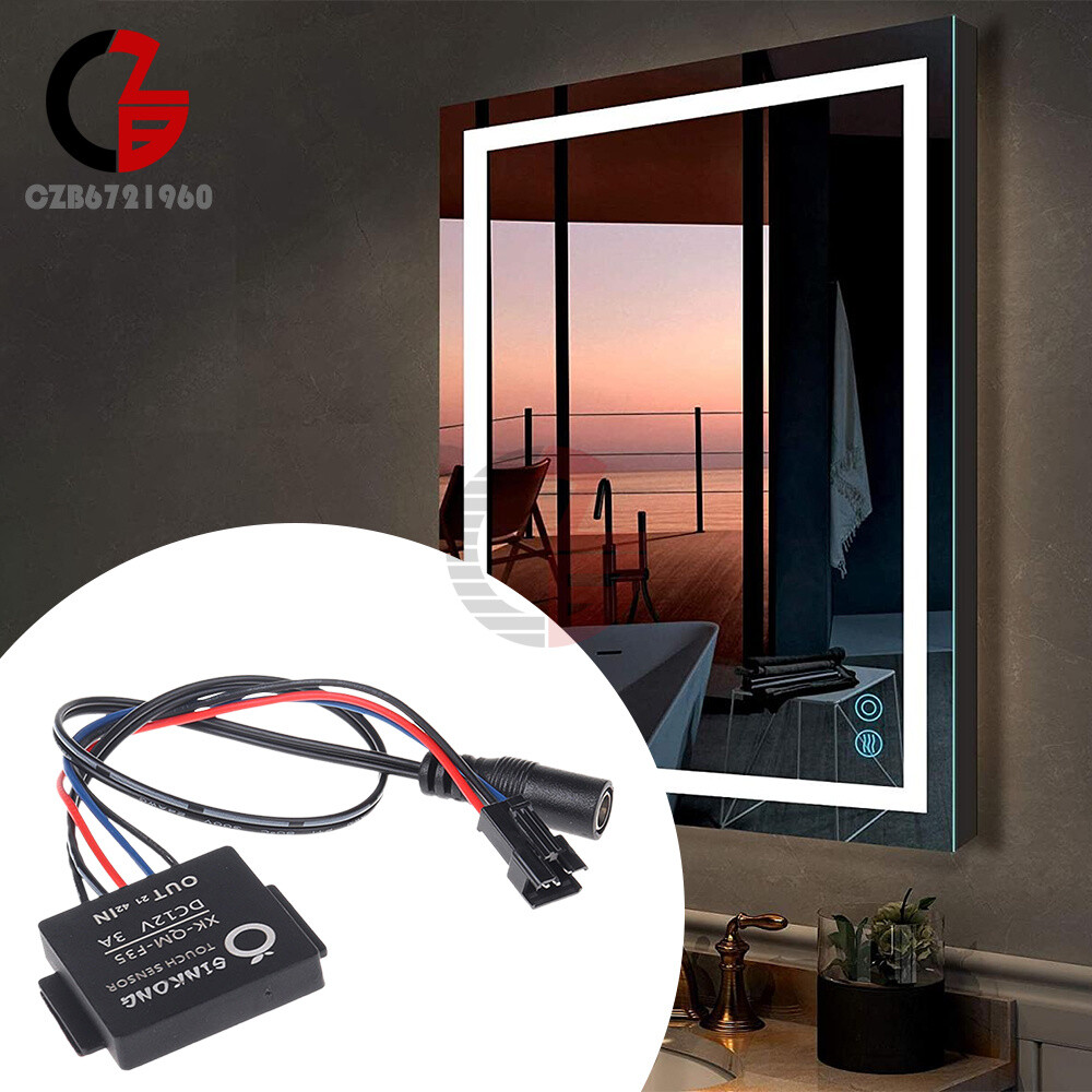 DC 12V 3A 36W Dual Color Temperature Stepless Dimmable Touch Sensor Switch