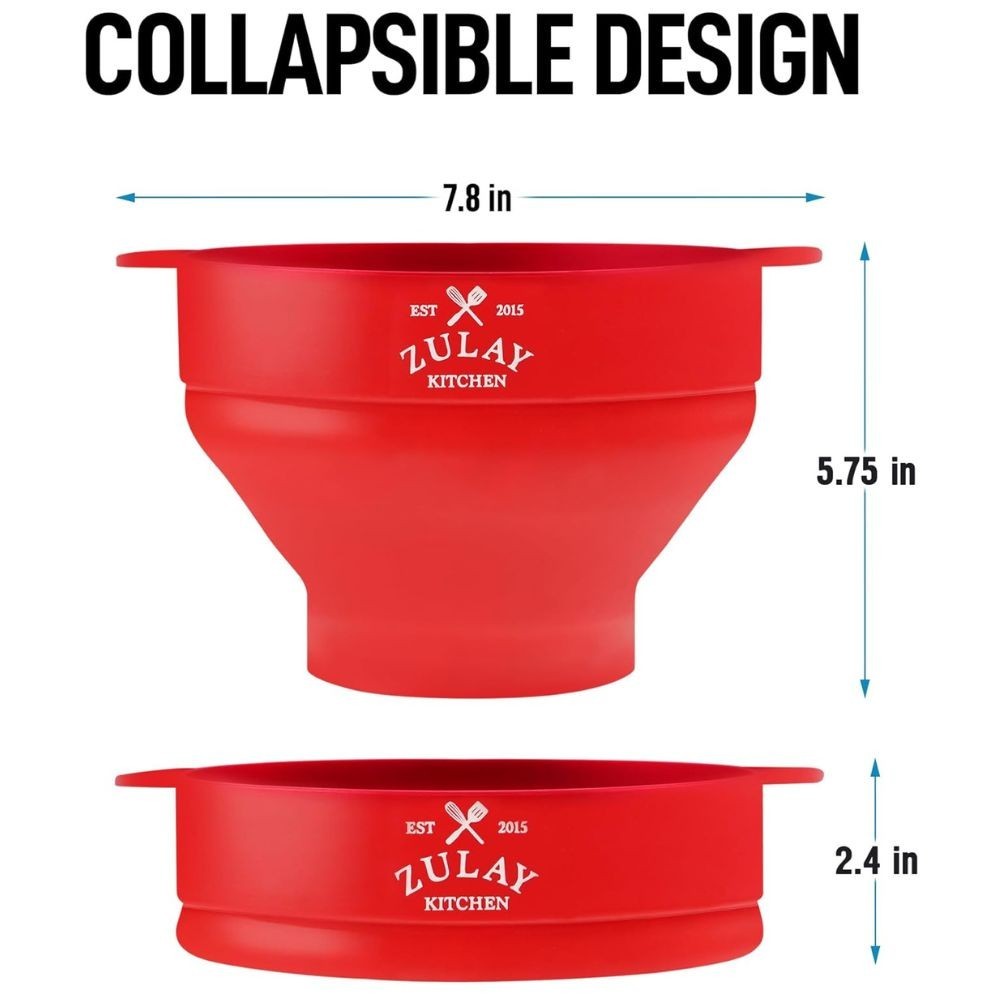 Silicone Collapsible Popcorn Popper