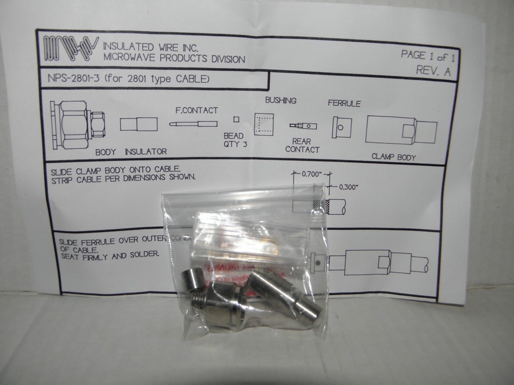 IW Microwave NPS-2801-3 Connector
