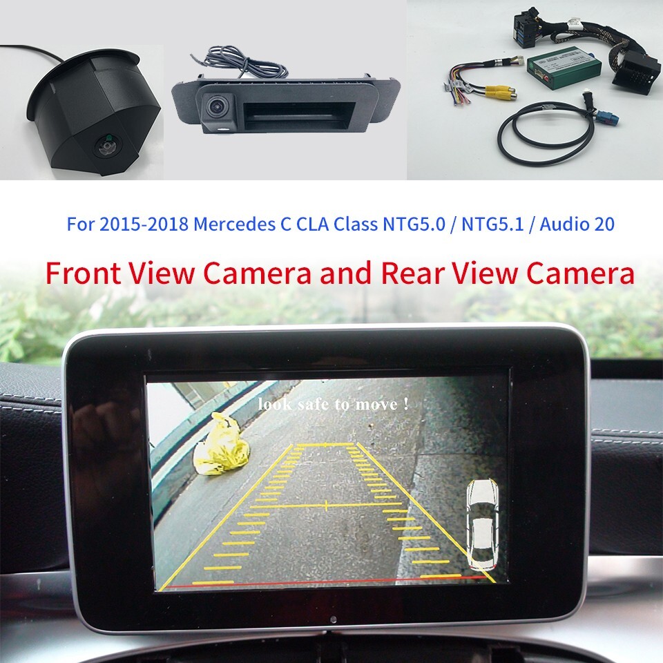 For Mercedes W205 C180 Front And Rear Camera Interface Reverse Backup Improved