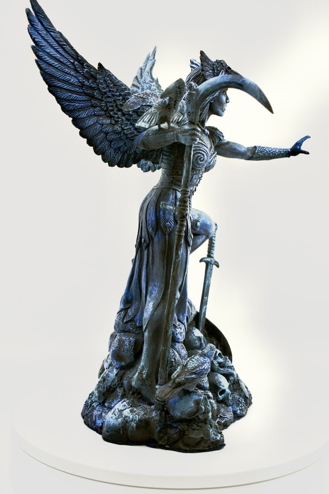 The Morrigan - Hand-cast Statue