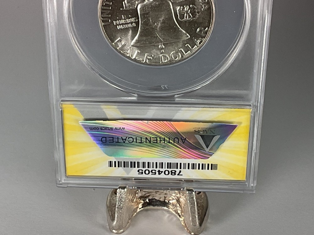 1950 P Franklin Half Dollar 50c MS63 ANACS
