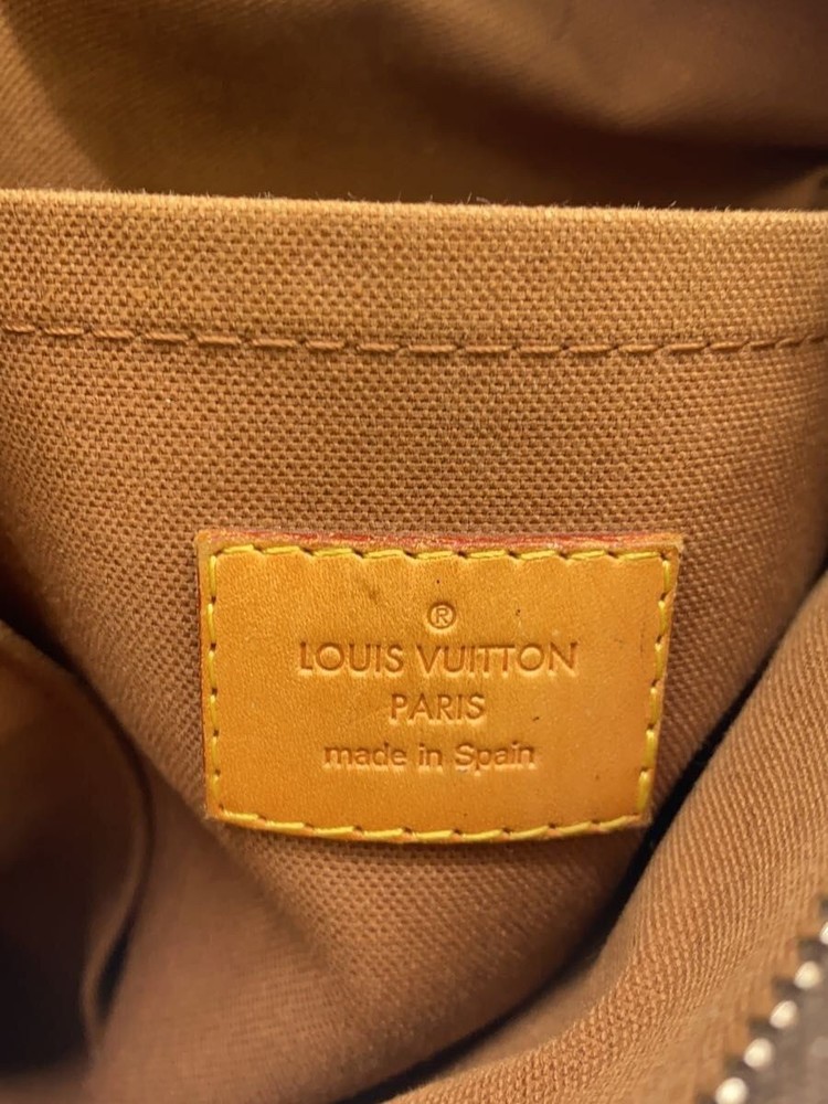 LOUIS VUITTON Shoulder Bag Odeon PM Monogram Canvas PVC BRW Total Pattern Used