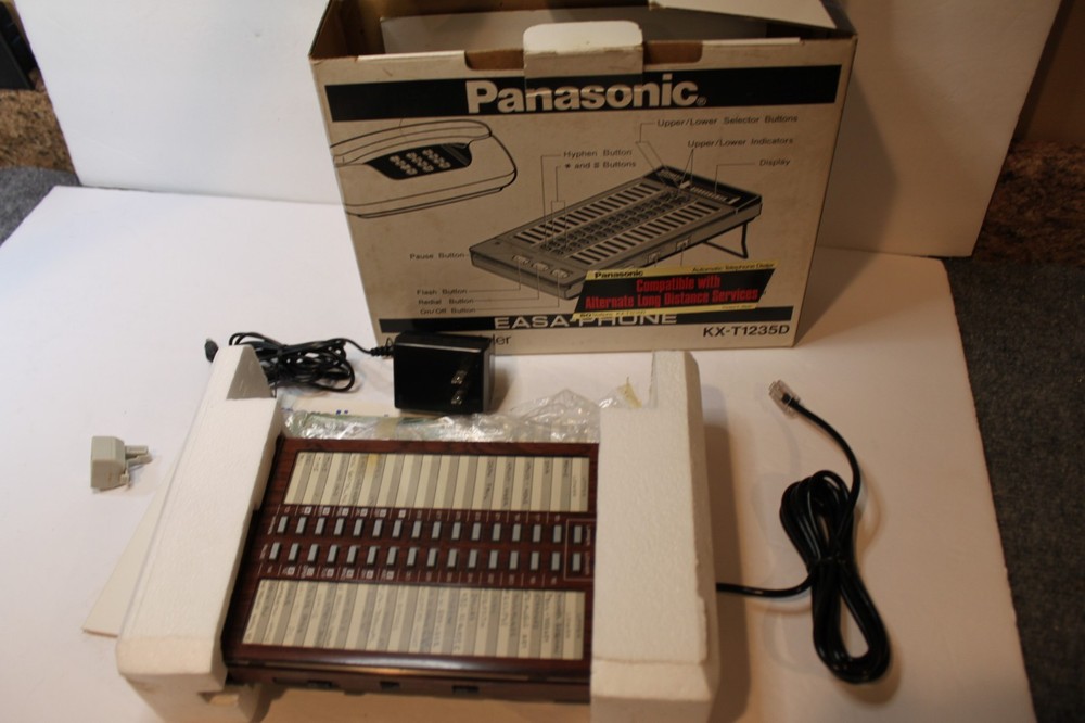 Panasonic KX-T1235D EASA-PHONE 60-Stations Automatic Dialer Complete WORKS