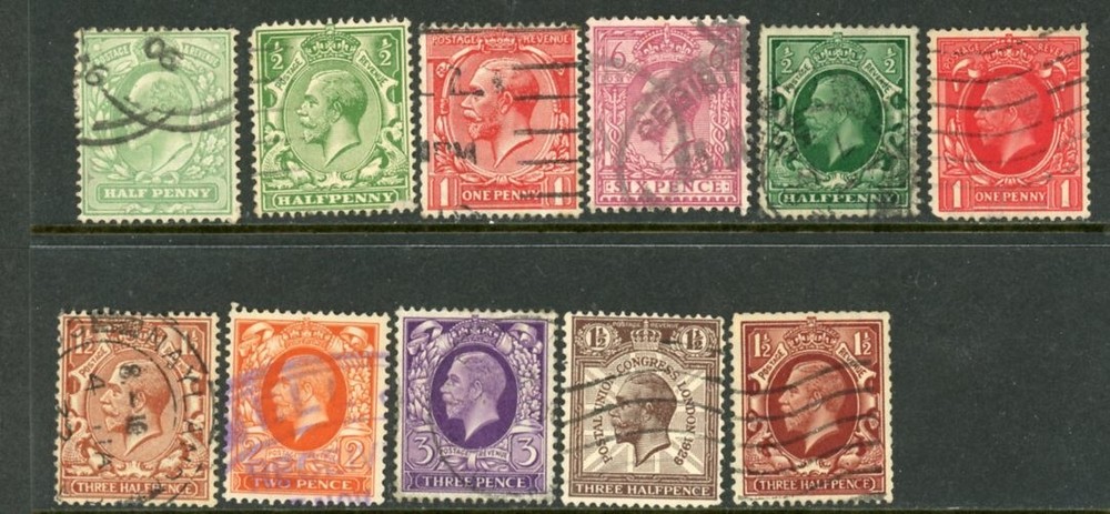 GREAT BRITAIN mix, between #143-212 / 22-10-6o /,  used