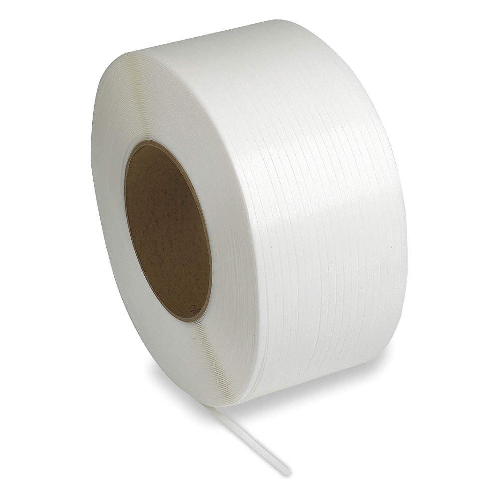 GRAINGER APPROVED 2CXJ1 Plastic Strapping,Machine Strapping,1/2" 2CXJ1