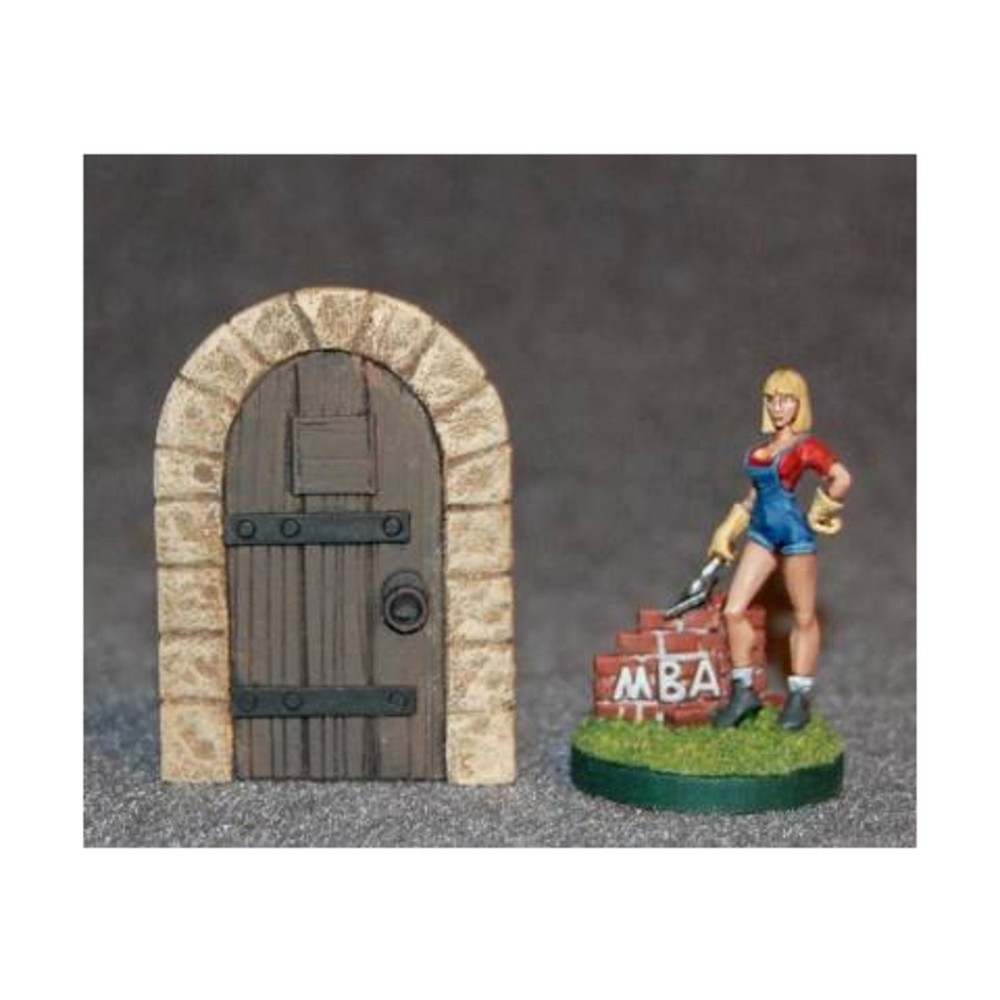 MBA Castle 25mm Stick-On Castle Doors Pack New