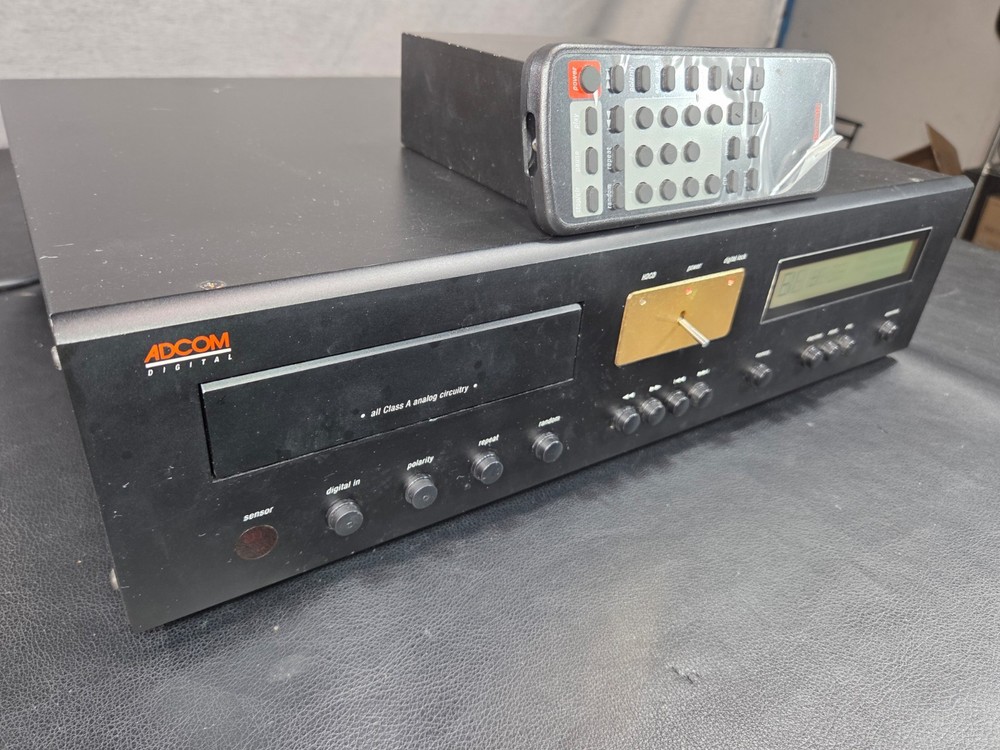 ADCOM GCD-750 CD Player/DAC w/ Remote VIDEO DEMO! 🎥📺✅