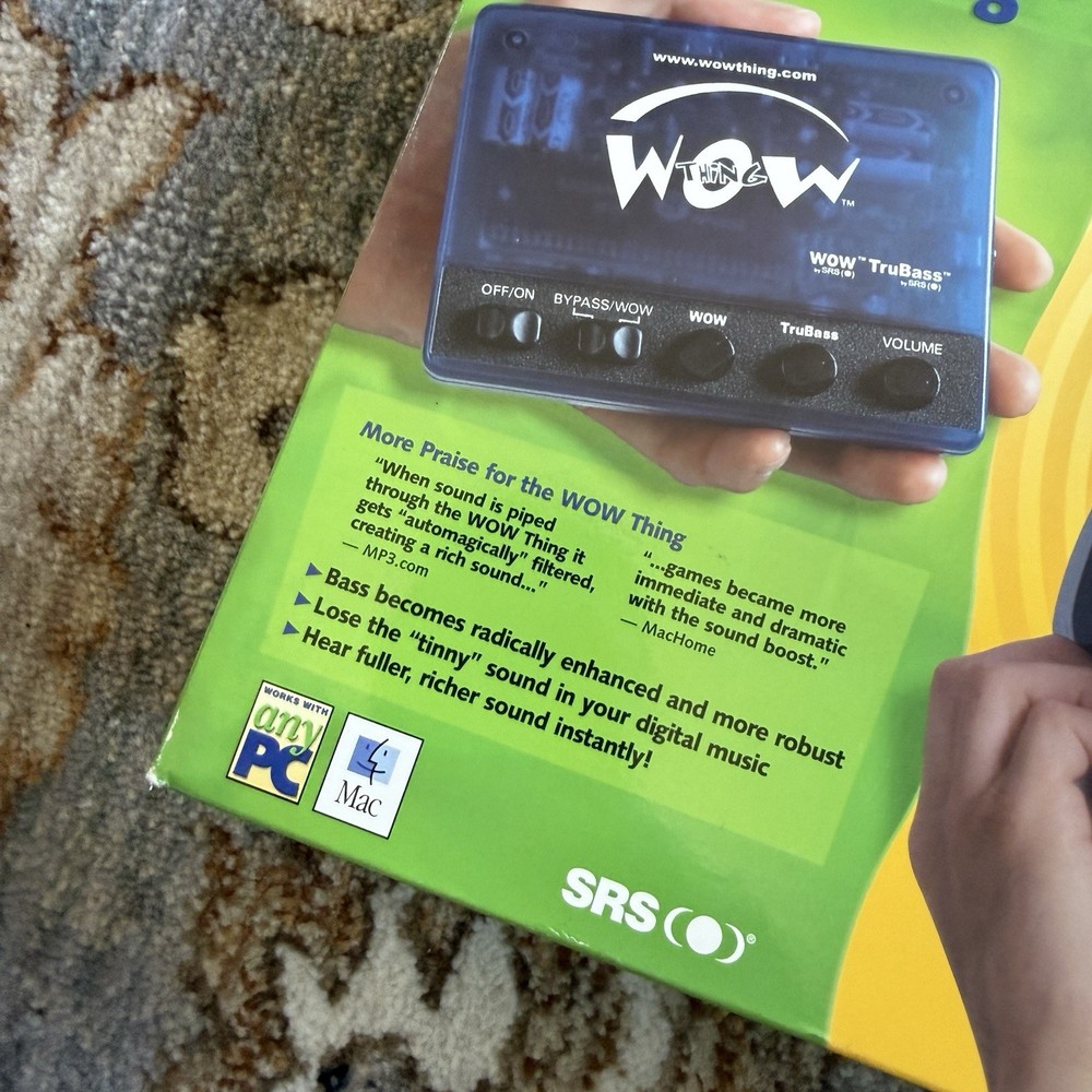 SRS Labs Wow Thing Trubass Audio Processor Never Used New Open Box Windows Mac