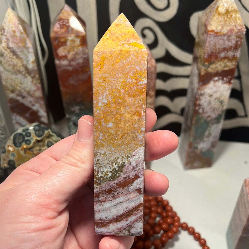 Ocean Jasper Obelisk A
