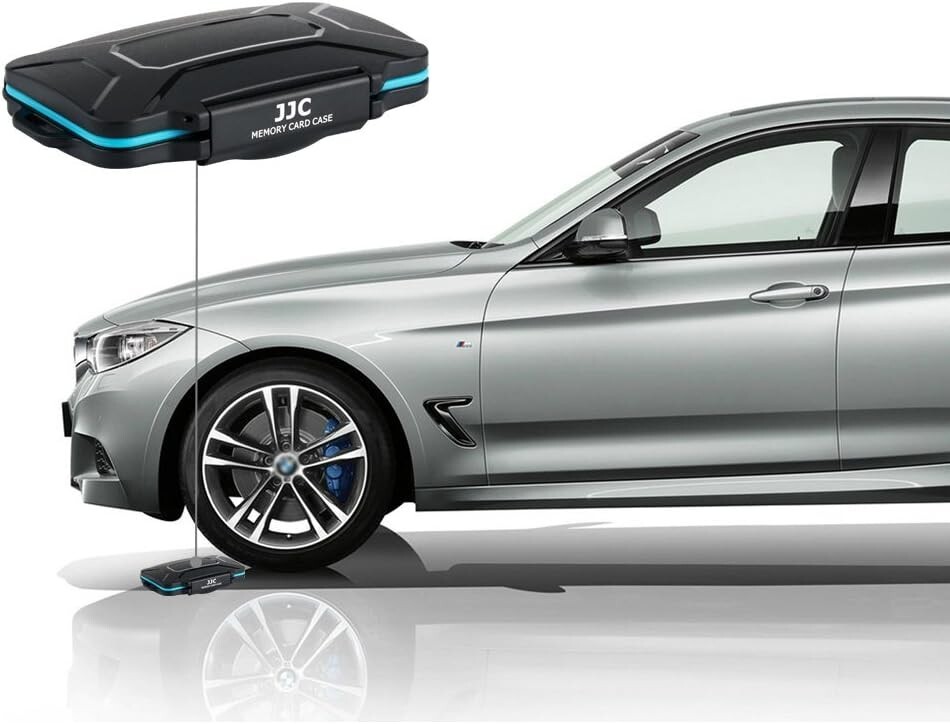 Multi-functional Memory Card Case - Waterproof - 27 Slots - USB 3.0 Card Reader