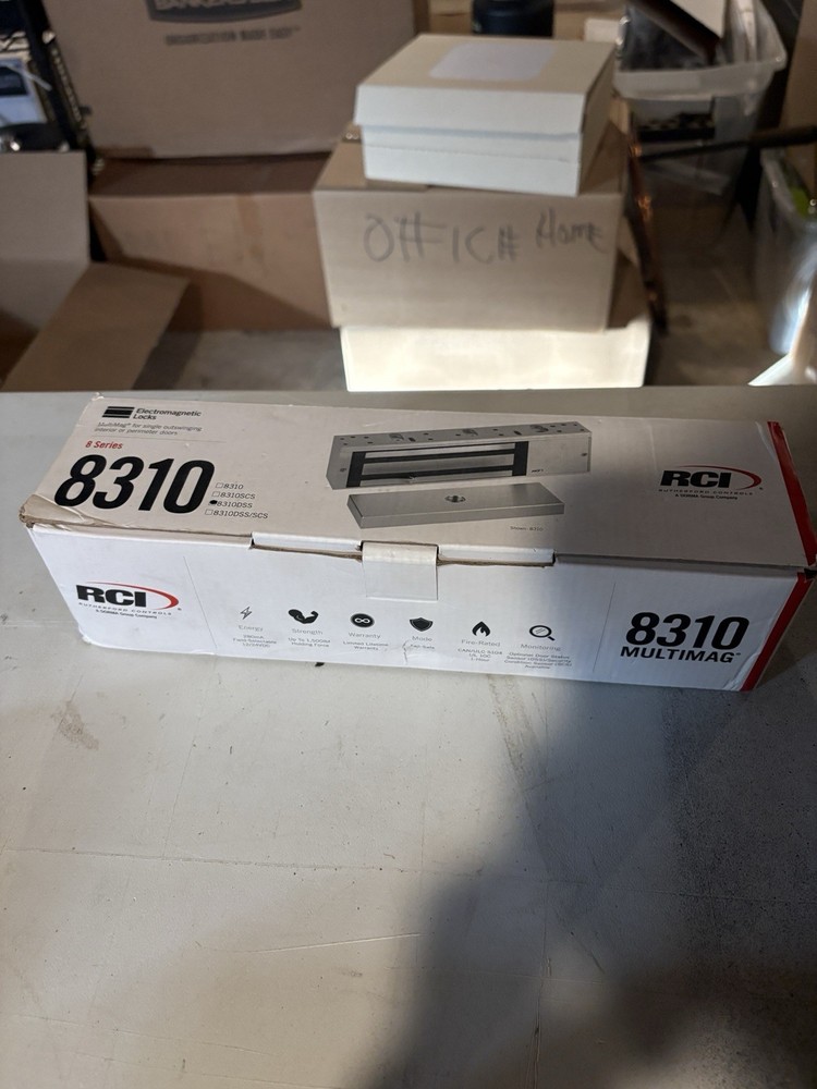 RCI 8310 MultiMag Electromagnetic Lock with Door Status Sensor