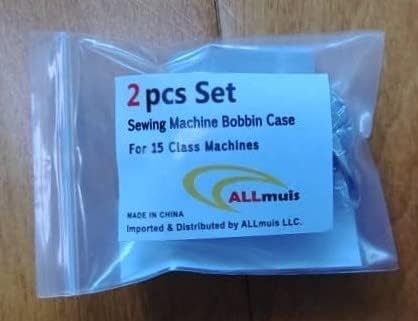 2 Sewing Machine Bobbin Cases Front Loading 15 Class