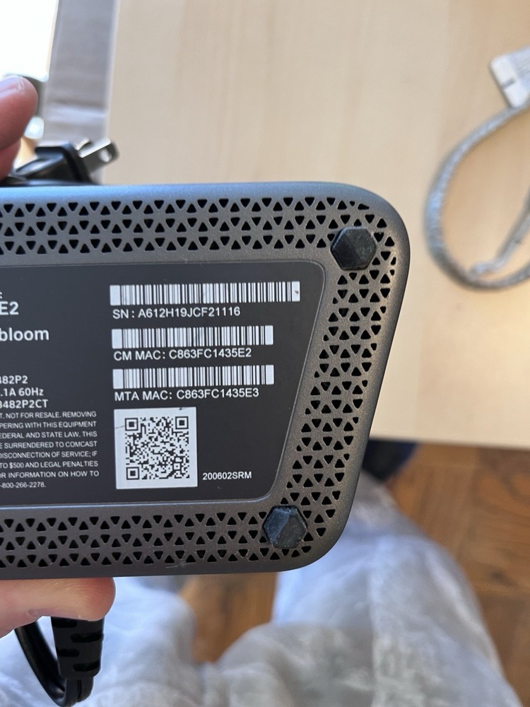 Xfinity Modem/Wireless Router