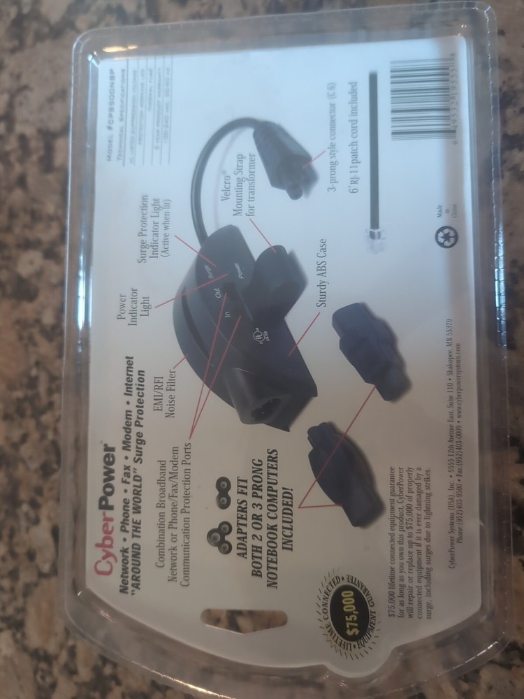 CyberPower CPS500NBP Surge Protector