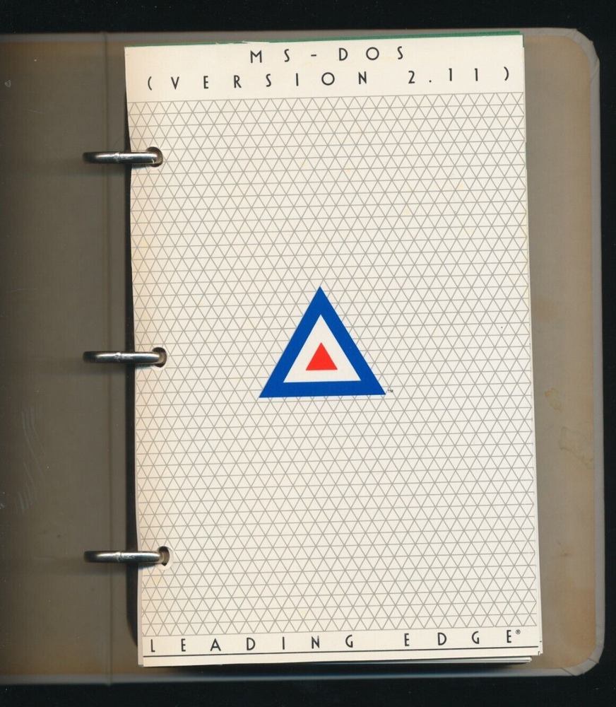 MS - DOS LEPC #2 (Version 2.11) Leading Edge Personal Computer 2nd Ed May 1984