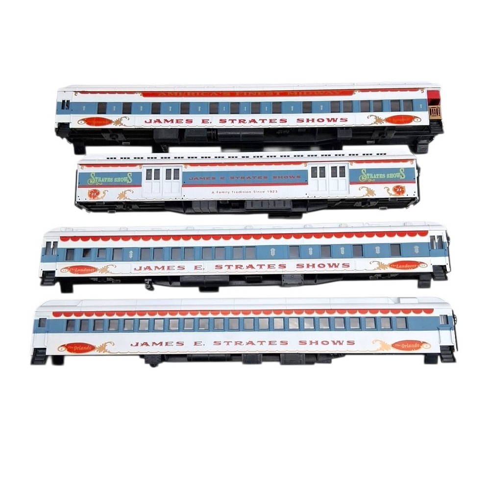 IHC James E Strates Shows HO Scale Train Set Carnival Train Missing Trucks