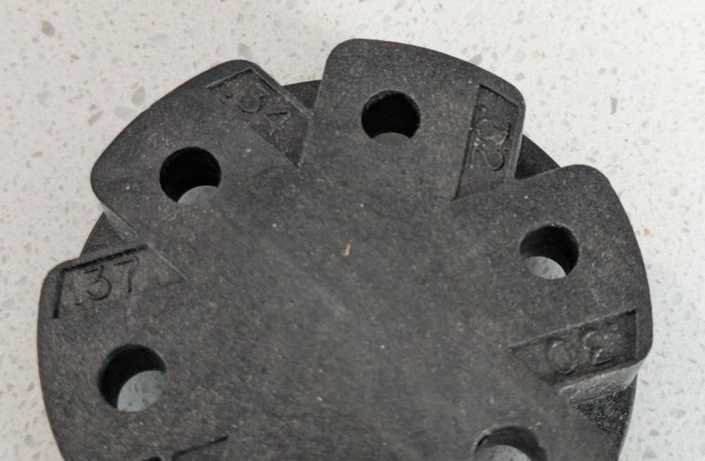 ☑️Lee Auto-Disk Powder Measure Inserts Set A C D Reloading Parts