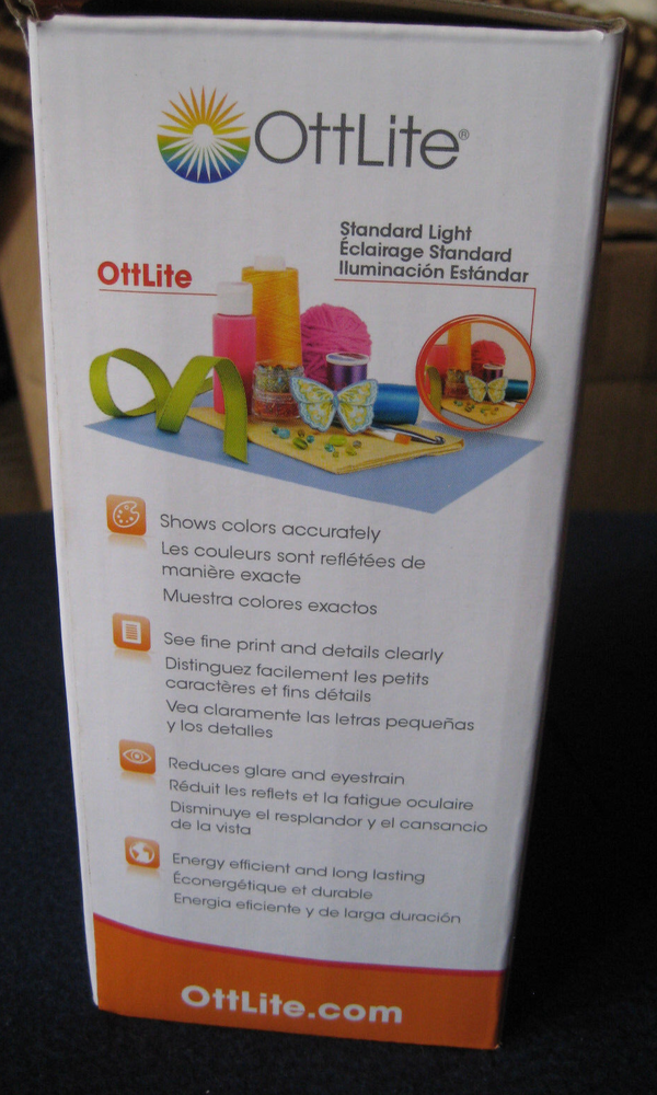 OttLite LED Clip & Freestanding Magnifier Model 19000C Open Box