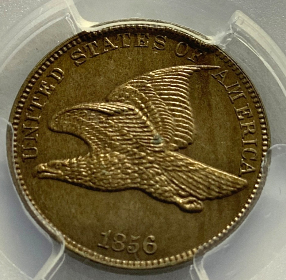 1856 Flying Eagle Cent- PCGS PR63! Fabulous coin!