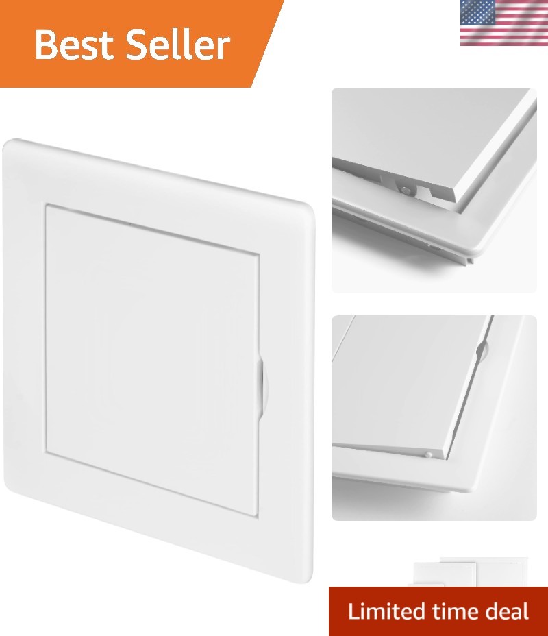 Quick-Install 4x4 Inch Access Panel with Low-Profile Flap Cover - Modern Touch