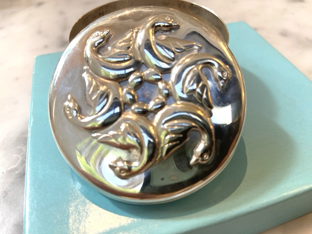 Tiffany&co Sterling Silver Box Pillbox