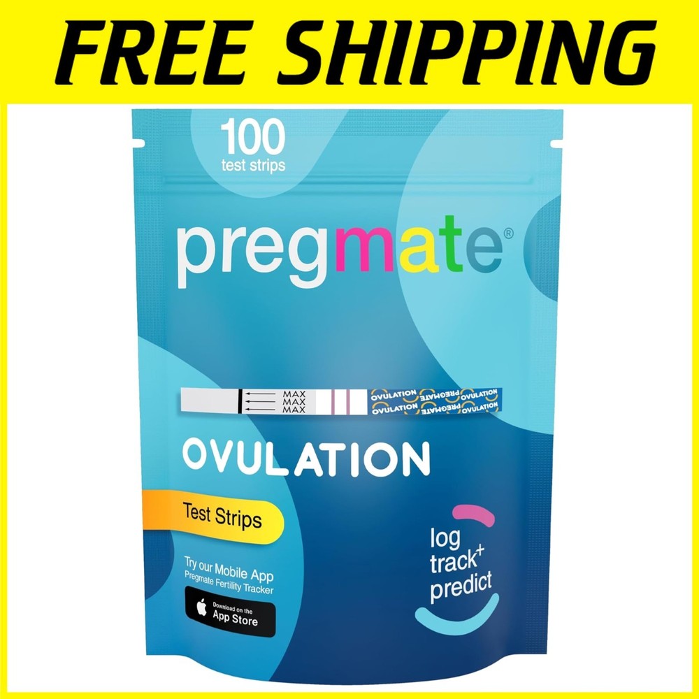 100 Count Ovulation  Strips - LH Surge Detection