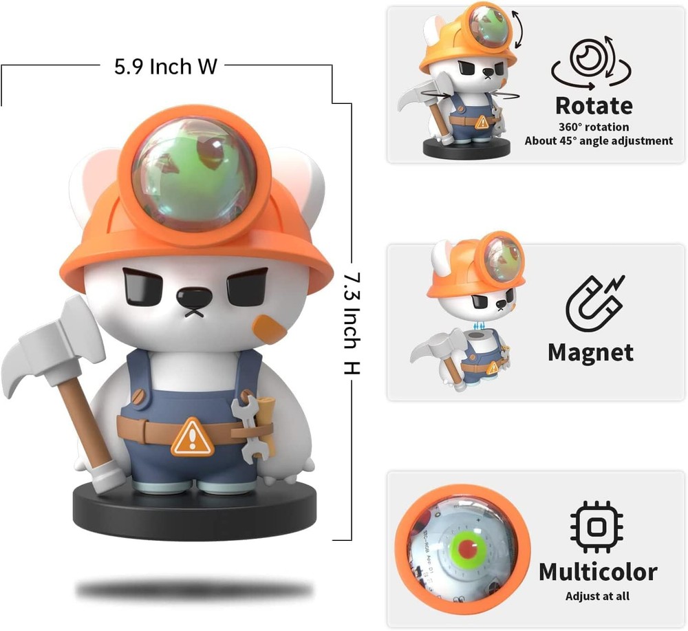 Night Light for Kids - Sunset Lamp Bear with APP Remote Control, Multicolor