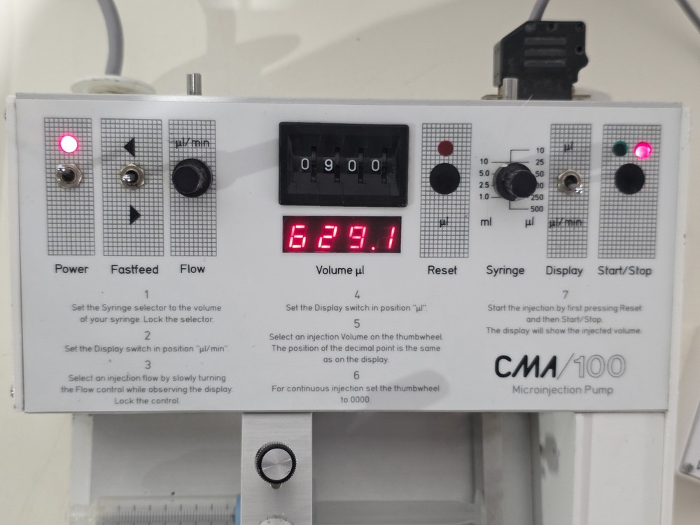 Bioanalytical Systems CMA/100 Microinjection Pump