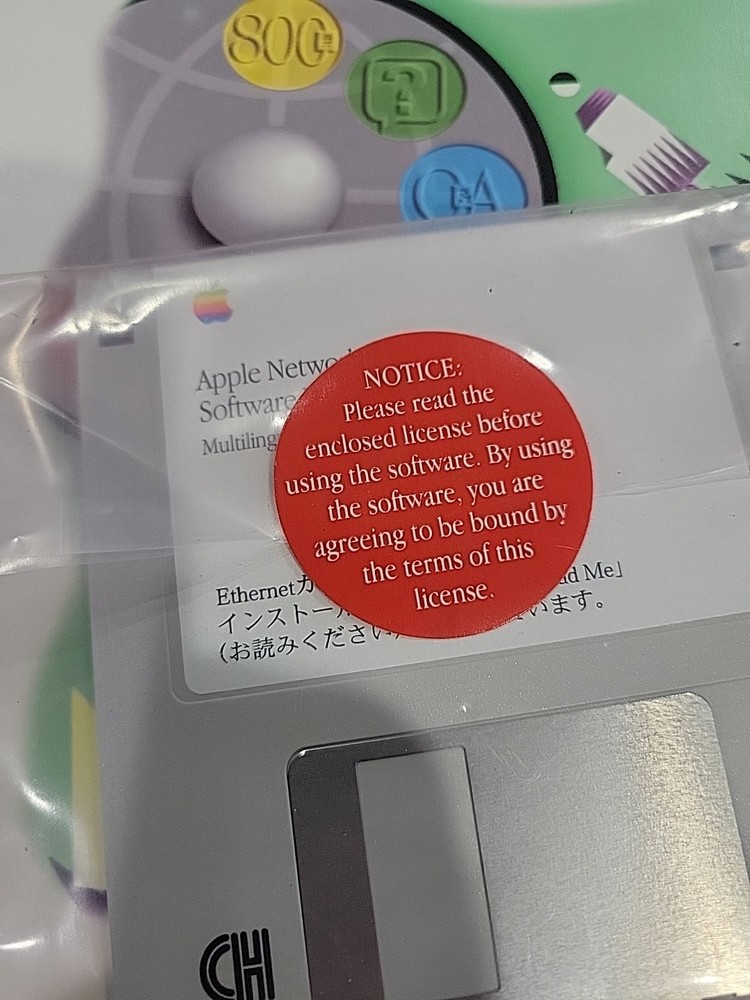 Vintage 1995 Apple System Software Training CD-ROM Macintosh 6200cd RARE!