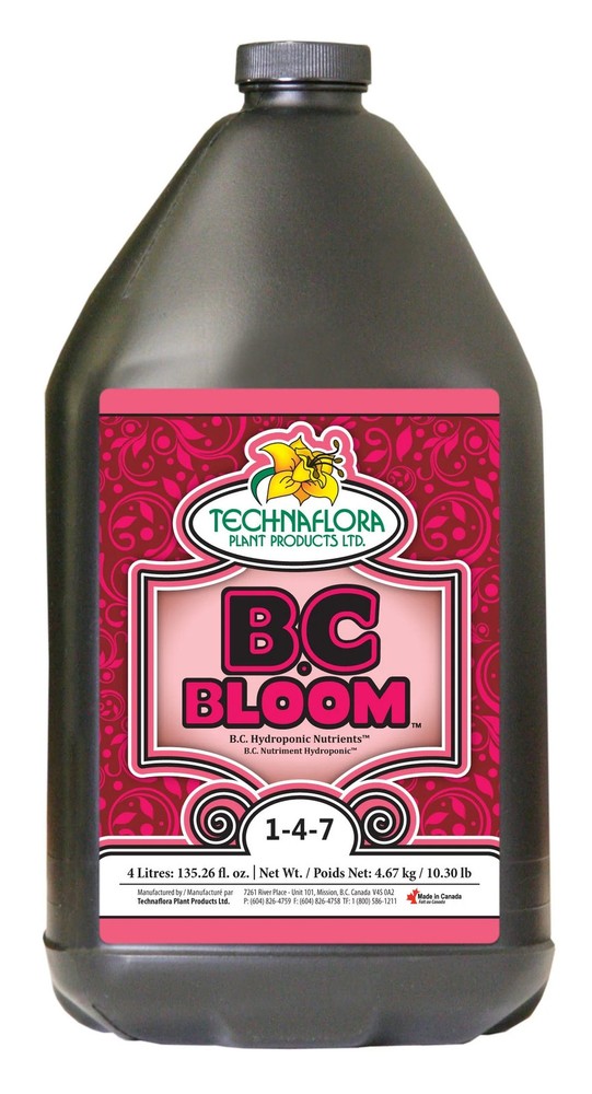Technaflora B.C. Bloom 1 - 4 - 7 - 1L Hydroponic Plant Nutrient