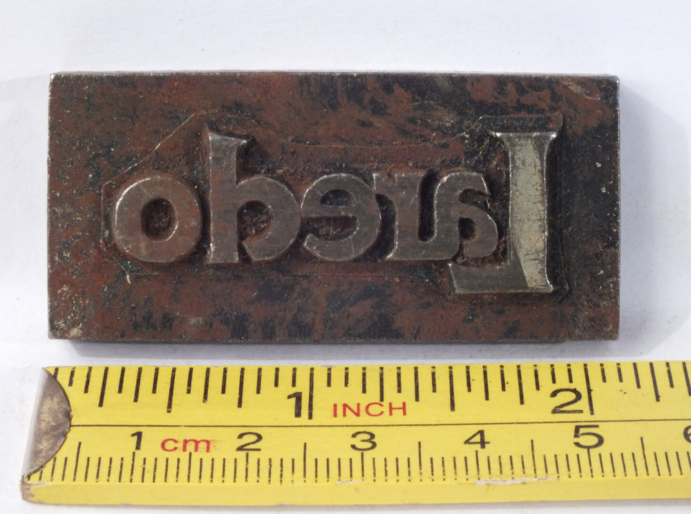 LAREDO: Steel Leather Embossing Stamp: CMS