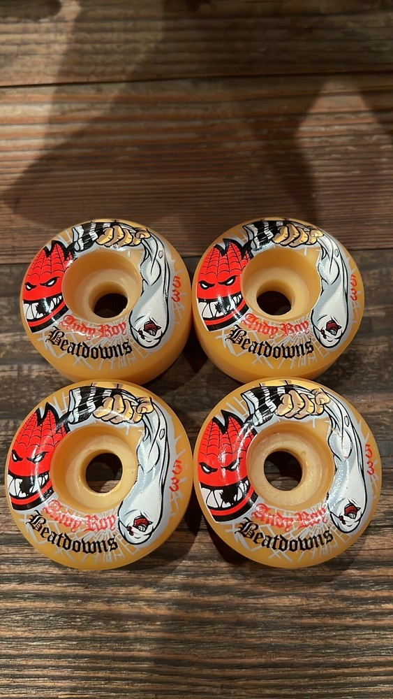 Spitfire Wheels 53mm Andy Roy “ Beatdowns” RARE NOS