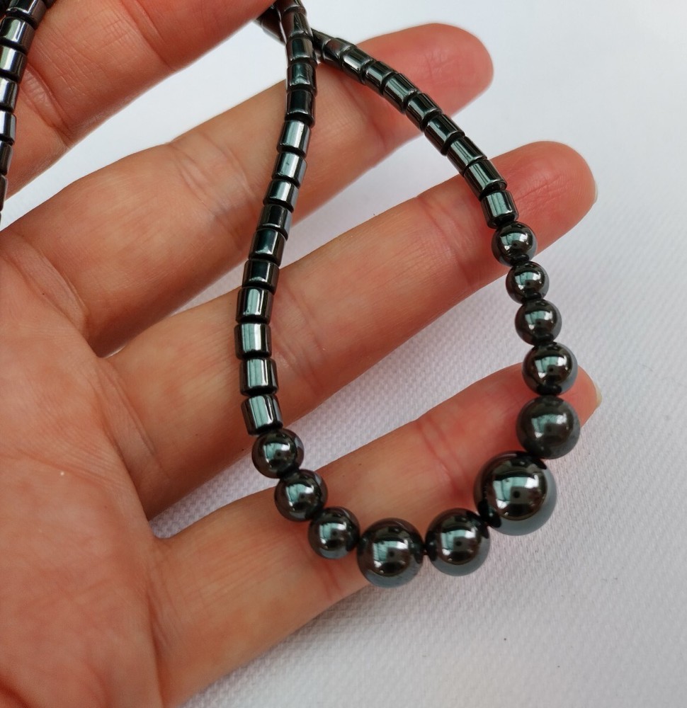 Vintage hematite necklace