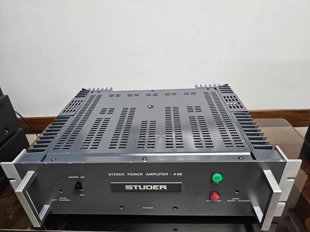Studer A-68 Power Amplifier Serviced Operational