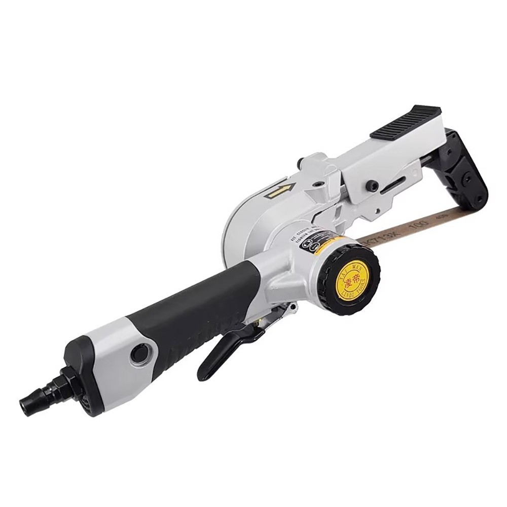 Pneumatic Curved Pipe Sander - Adjustable Angle Air-Powered Belt Grinder AT-7708