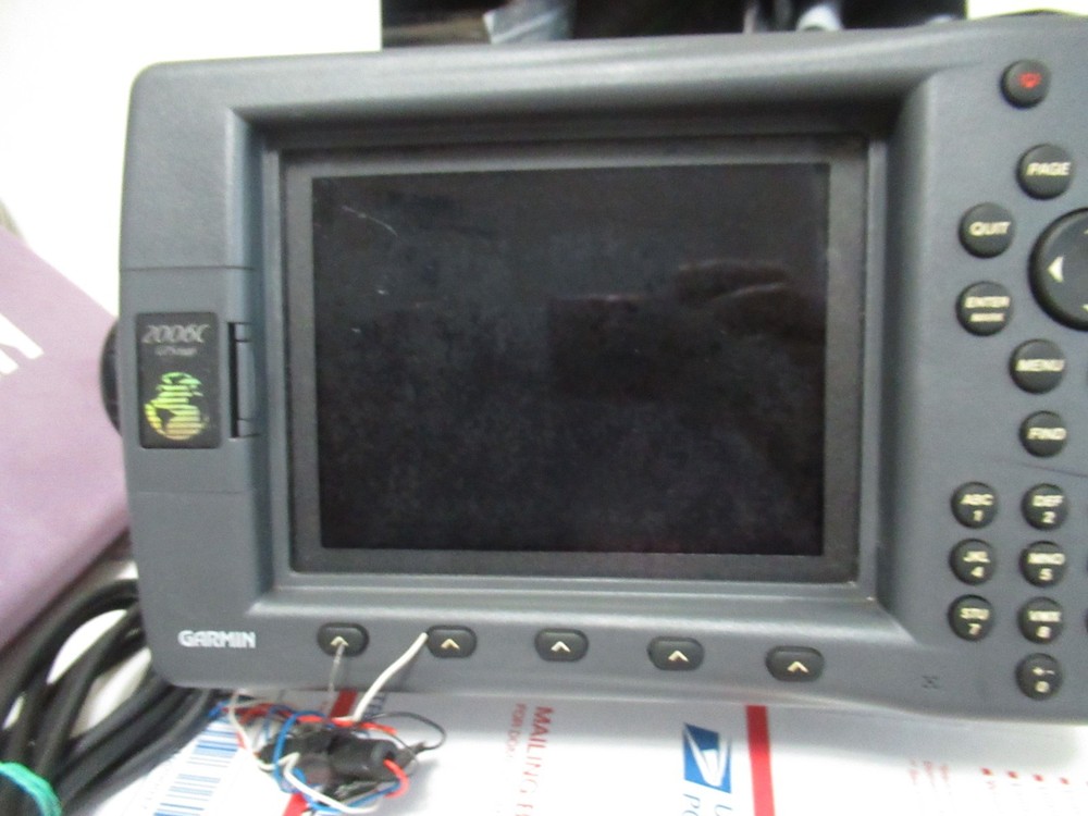 Garmin GPSmap 2006c Chartplotter Multifunction Display CABLES & BRACKET MANUAL