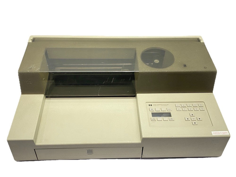 Hewlett Packard HP 7550A Graphics Plotter DAMAGED SCREEN