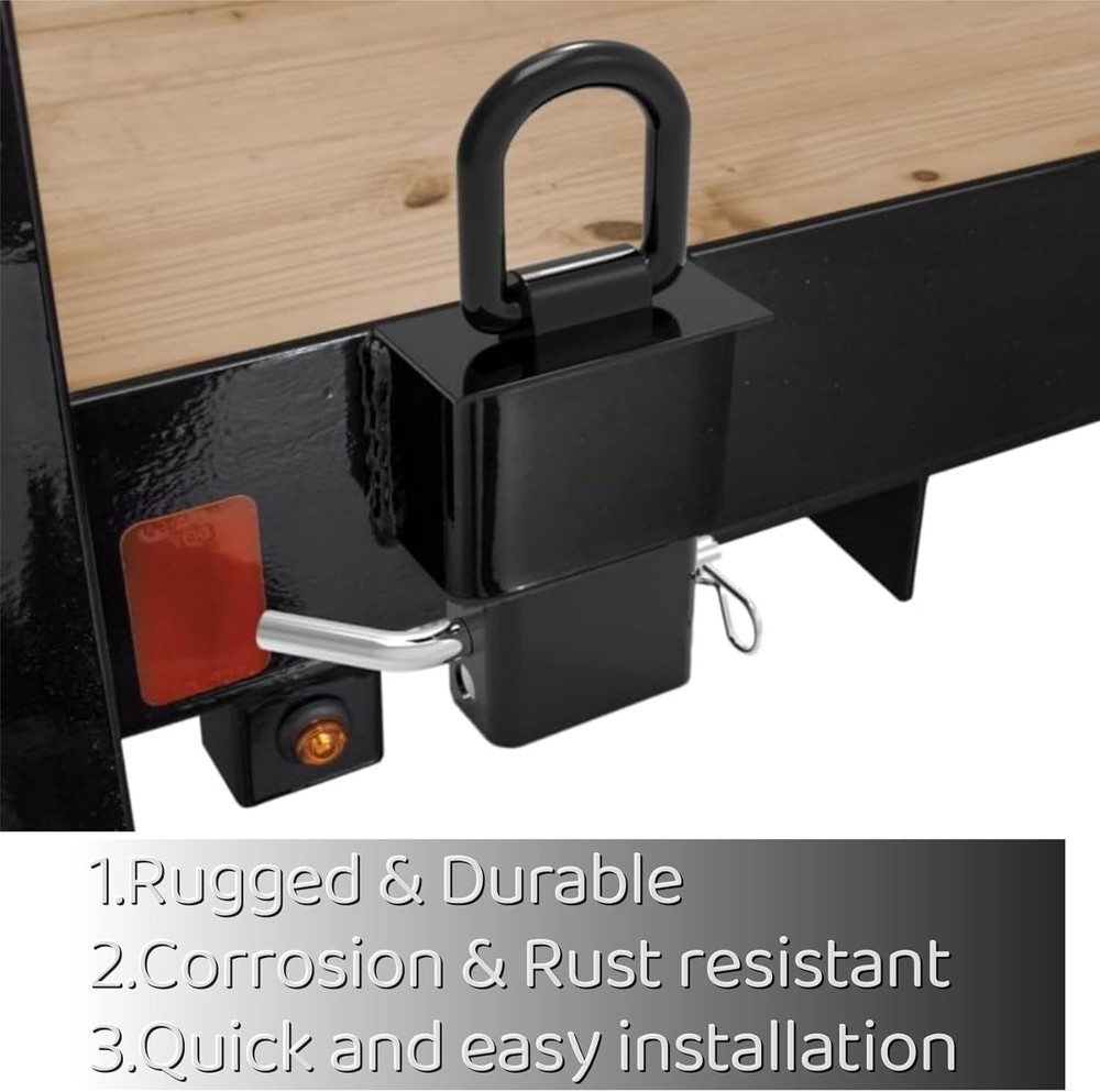 6Pcs 16200Lbs Heavy Duty Removable D Ring Stake Pocket Tie down for Utility Trai