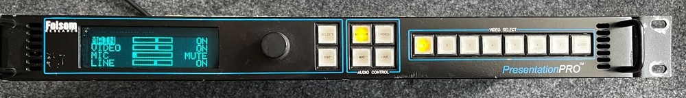 Folsom Research Presentation Pro PS2001 AV Network Switch with Remote Controller