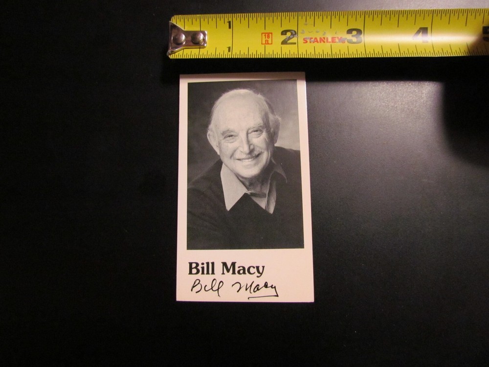 Bill Macy signed Photo 3